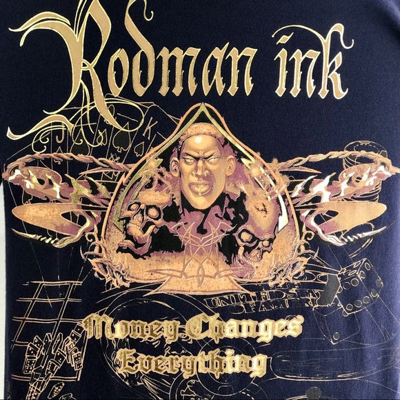 Rare Rodman Ink Shirt by Dennis Rodman - Picture 2 of 5